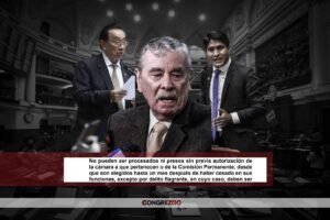 Fujimorismo prioriza dictamen para reinstaurar el privilegio de la inmunidad parlamentaria
