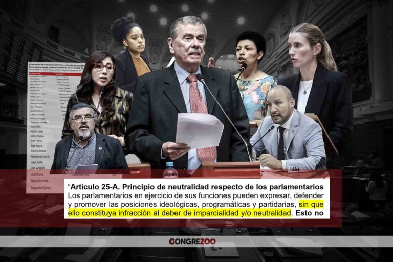 Congresistas aprueban dictamen para poder vulnerar el principio de neutralidad en elecciones