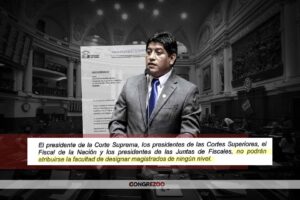 Defensor plantea que jueces y fiscales provisionales sean elegidos por una JNJ de dudosa procedencia