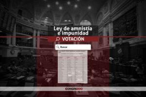 Ley de Amnistía: ¿Cómo votó cada congresista? [LISTA COMPLETA]