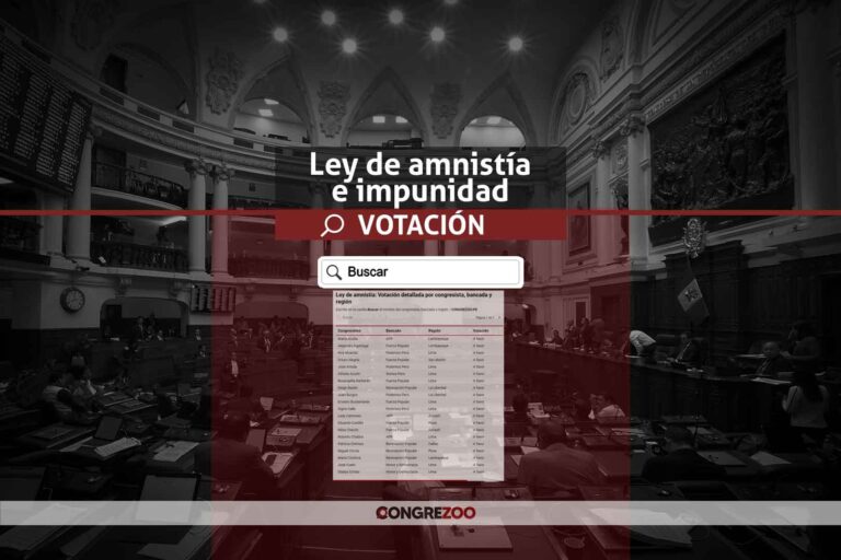 Ley de Amnistía: ¿Cómo votó cada congresista? [LISTA COMPLETA]