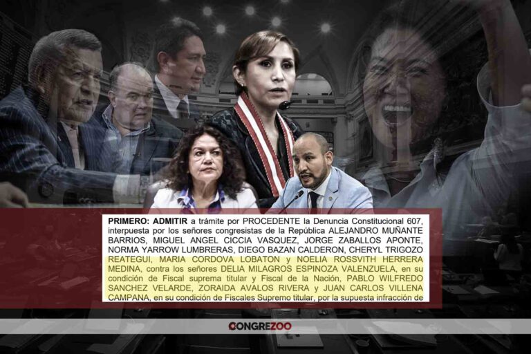 Brutal represalia política contra fiscales supremos por evitar reposición de Patricia Benavides