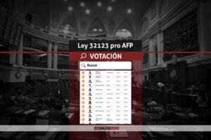 Votación | Así votaron los congresistas por la ley 32123 que solo favorece a las AFP