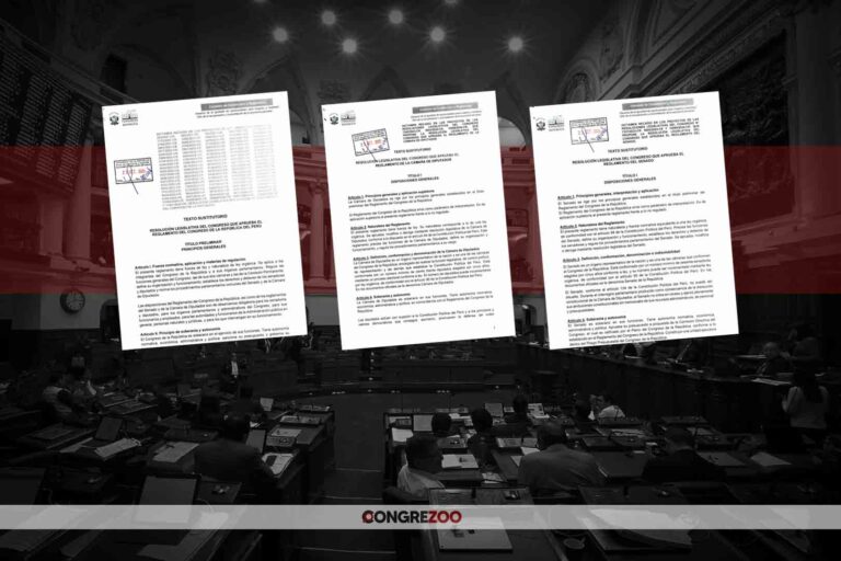Los nuevos reglamentos para el sistema bicameral impuesto por el actual Congreso
