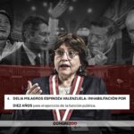 Coalición golpista del Congreso avanza a paso firme para inhabilitar a Delia Espinoza por diez años | Votación