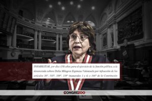 Delia Espinoza: Congreso aprueba inhabilitarla por diez años sin causa objetiva | Votación