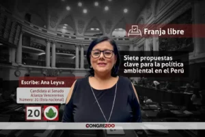 propuestas de candidatos al senado - alianza venceremos - ana leyva - medio ambiente