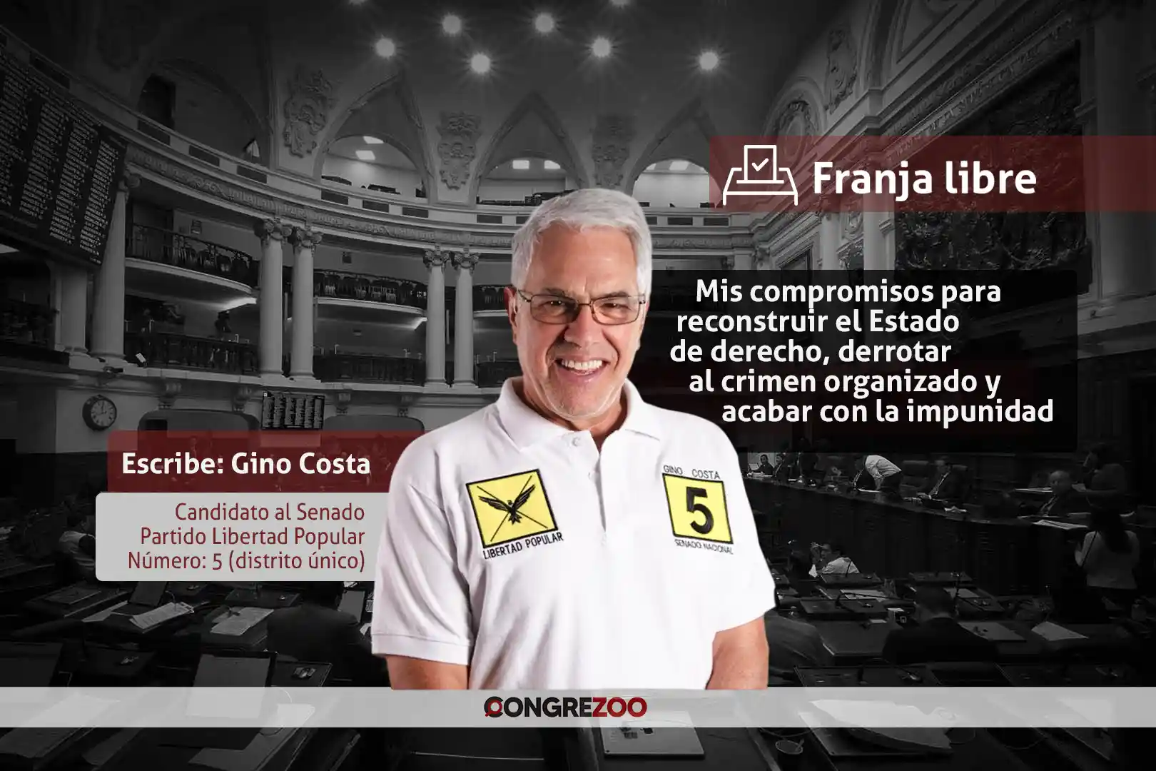 Mis compromisos para reconstruir el Estado de derecho, derrotar al crimen organizado y acabar con la impunidad