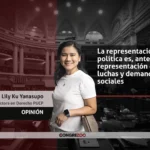 La representación política es, ante todo, representación de luchas y demandas sociales