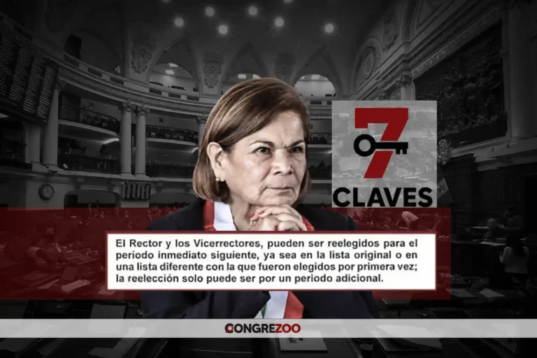 Jerí Ramón: siete claves sobre la ley que impulsa el Congreso para su reelección
