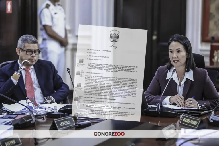 Keiko Fujimori oficializa trámite de solicitud de facultades legislativas | Documento