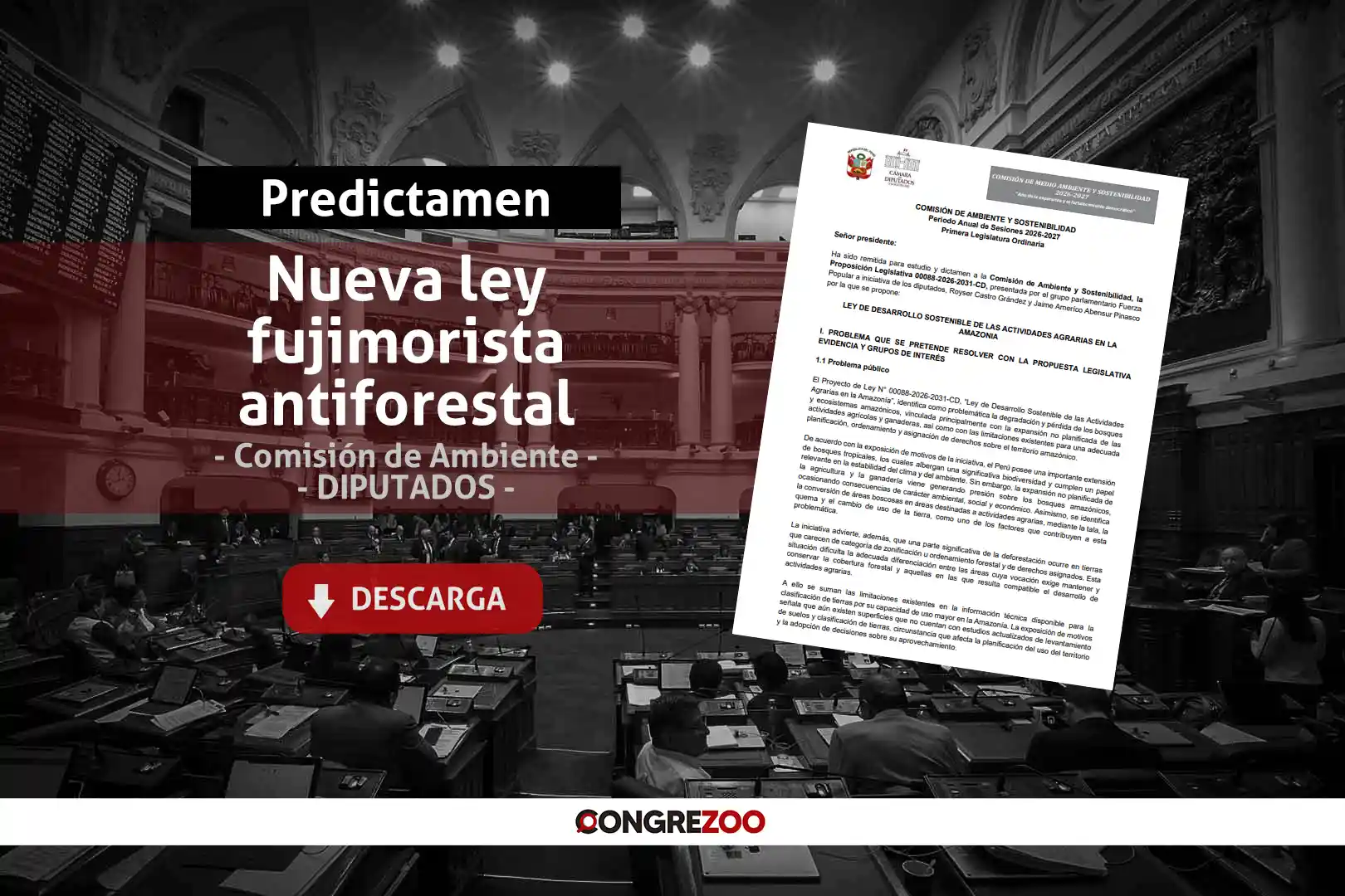 Comision de Ambiente - nueva ley antiforestal