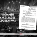 Facultades legislativas: dictamen de Comisión de Constitución de Cámara de Senadores | Documento PDF