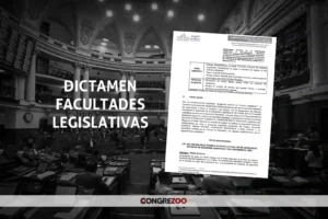 Facultades legislativas: dictamen de Comisión de Constitución de Cámara de Senadores | Documento PDF