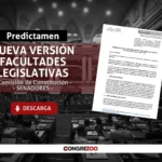Facultades legislativas: dictamen de Comisión de Constitución de Cámara de Senadores | Documento PDF